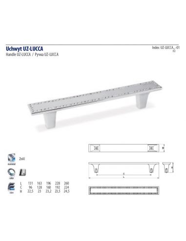 Ручка GTV LUCCA /160 (UZ-LUCCA 160-01)