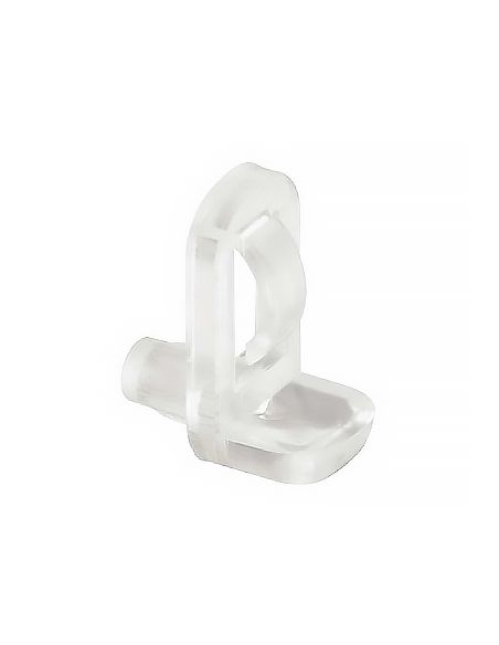 Полкодержатель для стекла 4-6мм прозрачный Италия