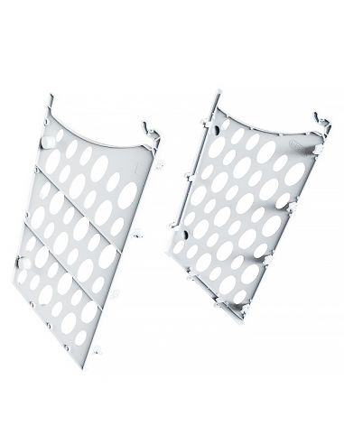 Полка для белья откидная пластиковая белая Mesan