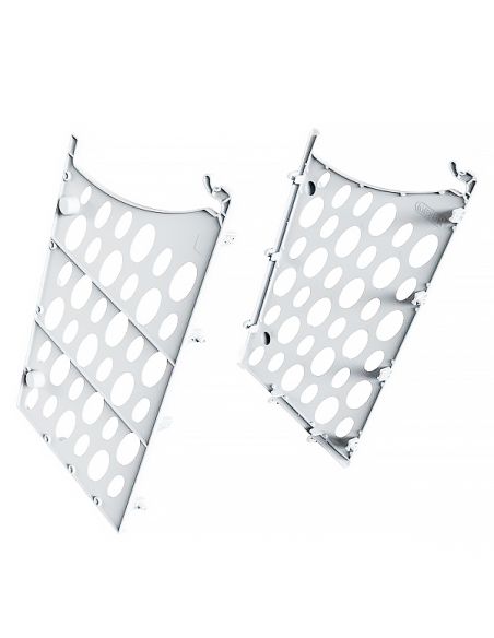 Полка для белья откидная пластиковая белая Mesan