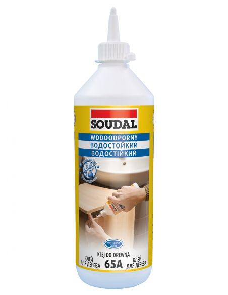 Клей водостійкий для дерева D3 (ПВА) 65А 0,25 кг SOUDAL