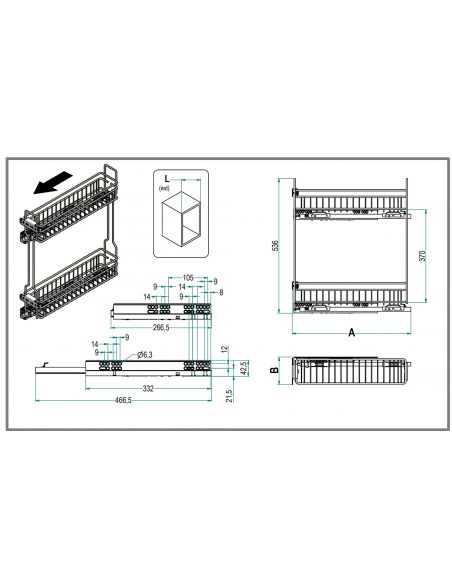 Карго 200 хром INOXA