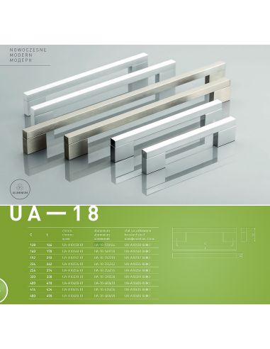 Ручка GTV UA-A18 Хром