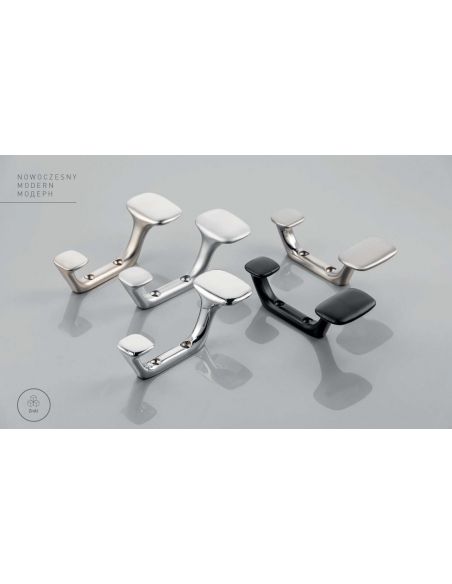 Крючок GTV TOLEDO одинарый черый WZ-TOLED-CO-20