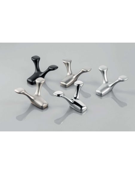 Гачок GTV TOLEDO подвійний inox WZ-TOLED-BO-06