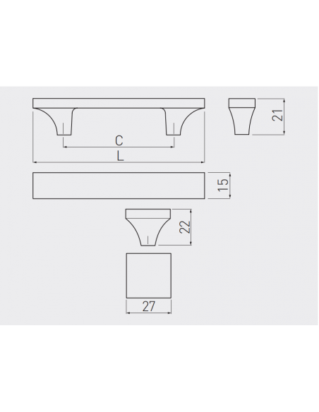 Ручка GTV UZ-02CF