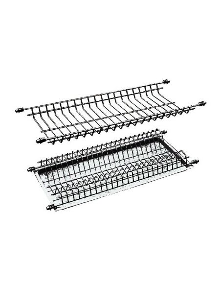 Сушка кухонна графіт с поддоном Wiexpol