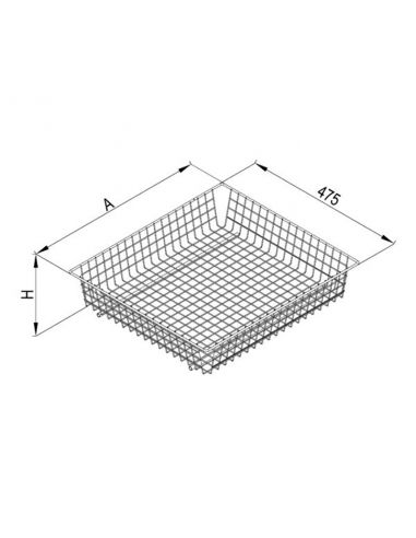 Кошик для білизни MD REJS Графіт