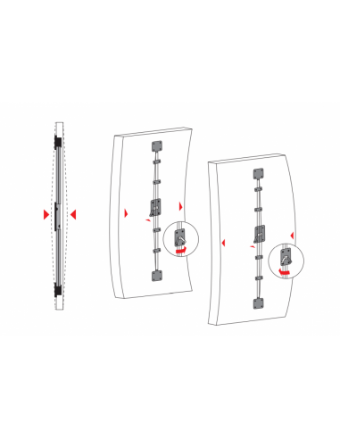 Вирівнювач / випрямляч для дверей L-2017 мм...