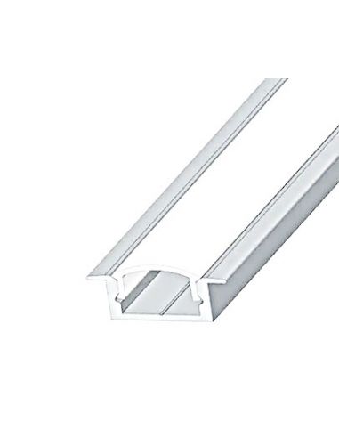 Профіль врізний для LED білий 2м з розсіювачем (шт.)