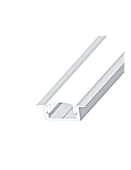 Профіль врізний для LED білий 2м з розсіювачем (шт.)