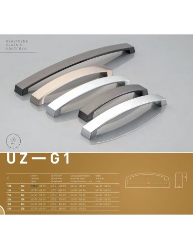 Ручка GTV UZ-G1 Титан