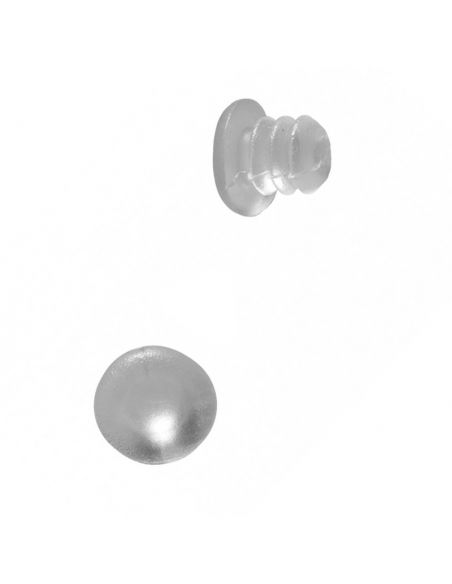 Демпфер силиконовый врезной прозрачный D8мм