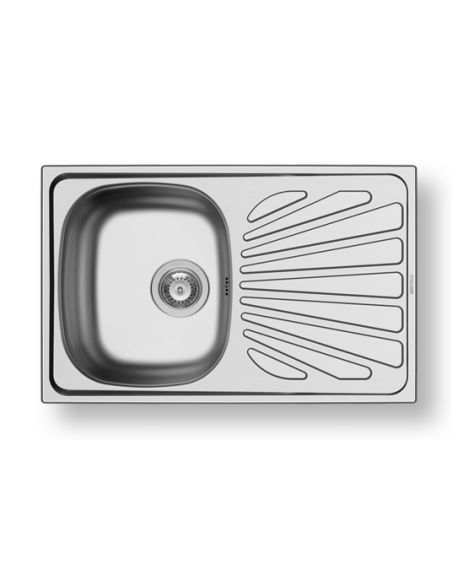 Кухонная мойка Pyramis CRETA 1B 1D MARGARITA 76 х 48 полированная