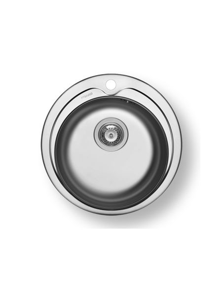 Кухонная мойка Pyramis KIBA (D49) полированная