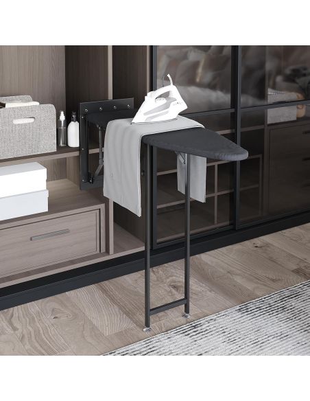 Прасувальна дошка в шафу розкладна антрацит S-6611-A Starax