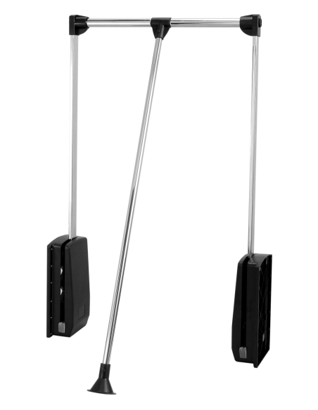 Гардеробний ліфт-пантограф 875-1200мм хром/чорний AMIX