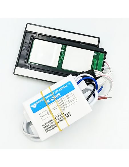 Датчик на дотик для дзеркал 2 клавіші з підсвіткою та підігрівом 220V 2x500W SM-634WR