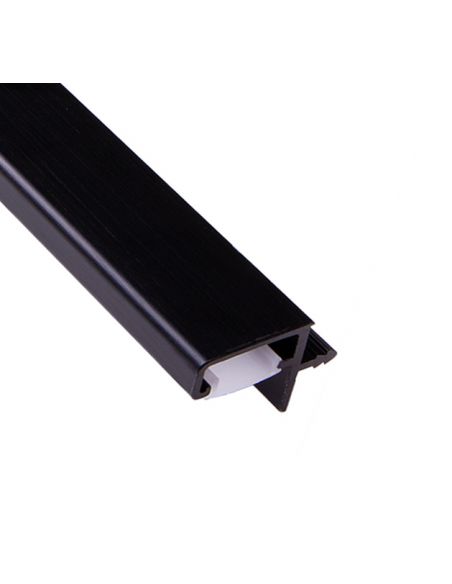 Профіль GOLA в верхній модуль для LED чорний з розсіювачем 3м