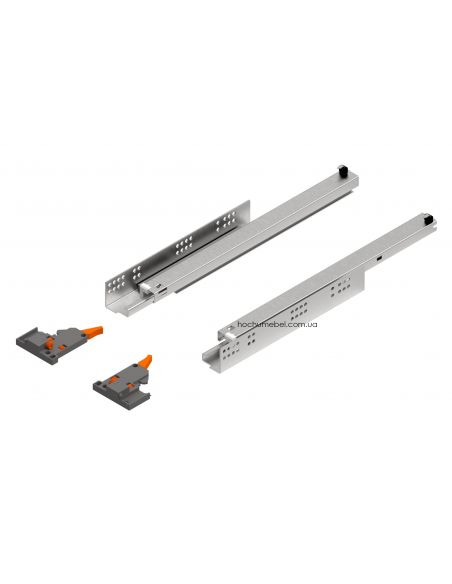 Направляющая REJS Comfort Slide полного выдвижения с доводчиком (ДСП16-19мм) 3D 30кг (комплект)