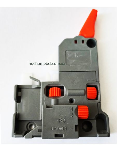 Направляющая REJS Comfort Slide полного выдвижения с доводчиком (ДСП16-19мм) 3D 30кг (комплект)