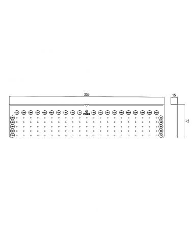 Шаблон для крепления ручек