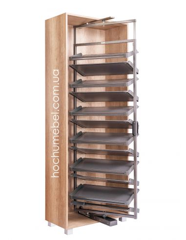 Поворотный механизм для обуви на 12 полок белый...