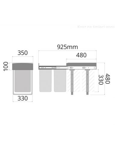 Відро-сегрегатор TEQ 400 2х20  WS-512 ATM