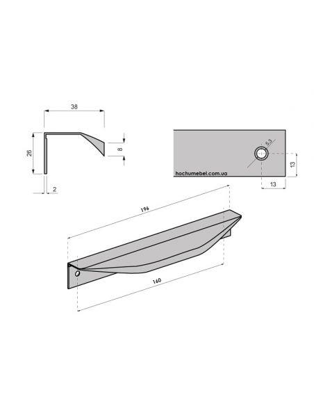 Ручка ATM UM-520 D-196 A12 (P2) черный мат