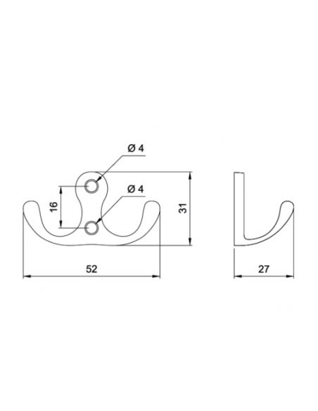 Крючок GTV WP-1904