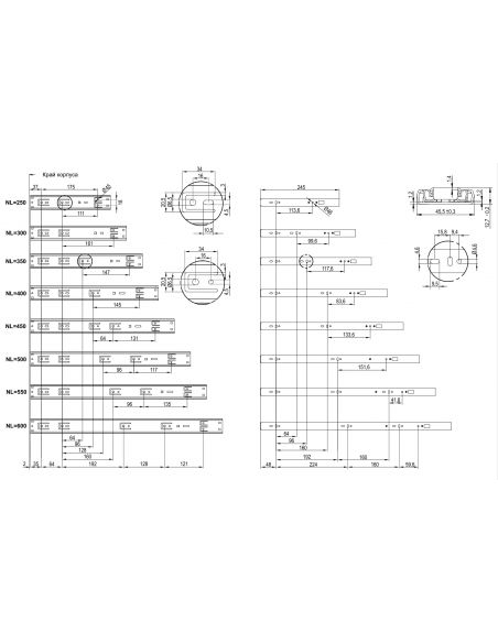 Направляюча телескопічна з дотягувачем SOLID SLIDE Rejs