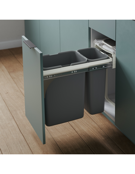 Відро-сегрегатор JC603 фасад 300мм подвійне 20л+9л