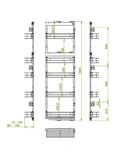 Карго 150 високе MAXIMA CLASSIC графіт