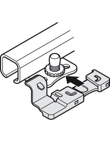 Направляющая нижнего монтажа TANDEM PK-130 3/4...