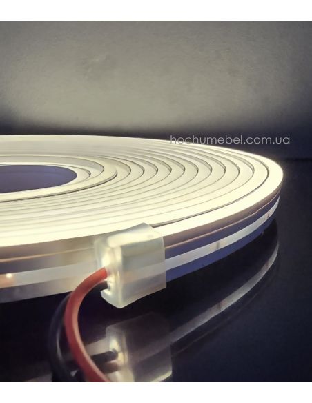 Светодиодный неон 24V 4x10 нейтральный белый NEON24V-120-9W-NW