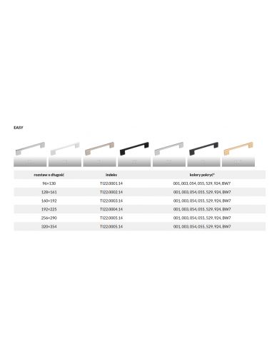 Ручка GTV UA-819/ REJS EASY Inox