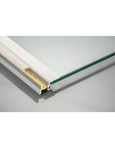 LED-профіль GTV для скляних полиць 2м Алюміній