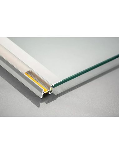 LED-профіль GTV для скляних полиць 2м Алюміній