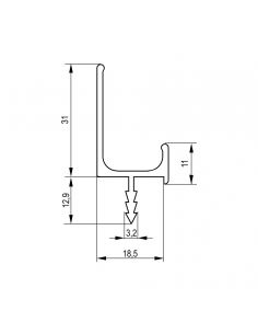 Ручка-профіль FE2 2