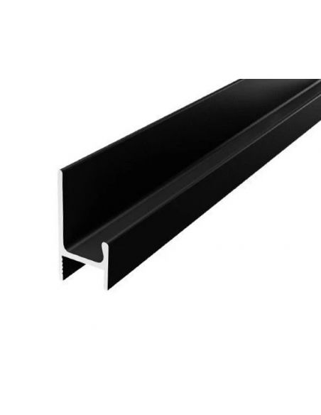 Ручка-профиль накладная на 18мм черный анод "L"