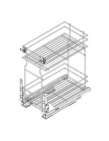 Карго-корзина на секцию 600 на 2 полки Variant...