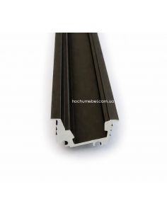 Профиль для LED врезной+угловой Loox 3м чорний мат с...