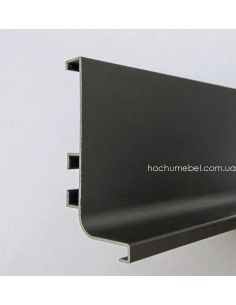 Профиль GOLA L 57 черный браш (аналог Scilm) 3m