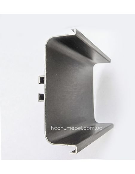 Профиль GOLA C 73 черный браш (аналог Scilm) 3m