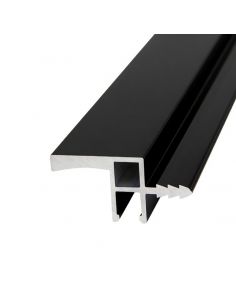 Профиль GOLA FF в верхний модуль для LED 5мм черный с...