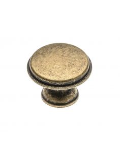 Ручка кнопка GTV CENTO d28 мм Антична латунь