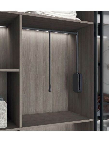 Гардеробный лифт-пантограф 600-850мм (12кг) Starax антрацит S-6011-A