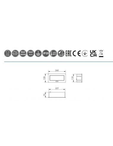 Удлинитель офисный MULTISOFT 2 розетки SCHUKO...