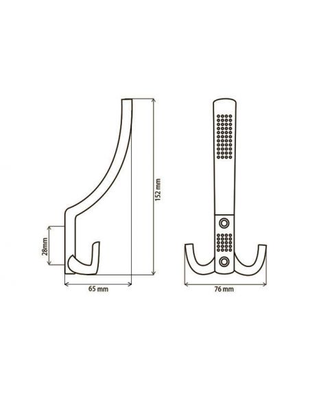 Крючок  Z-355-G5 (FF15/343) сатин