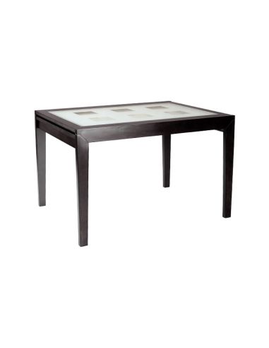 Стіл Сандра 1,2 венге біл.скло